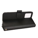 For vivo Y33s / Y21 2021 / Y21s Litchi Texture Zipper Leather Phone Case(Black)