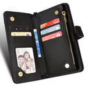 For vivo Y33s / Y21 2021 / Y21s Litchi Texture Zipper Leather Phone Case(Black)