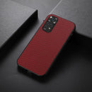 For Xiaomi Redmi Note 11 4G Global / Note 11S Accurate Hole Carbon Fiber Texture Shockproof Case(Red)