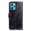 For OPPO Realme 9 Pro+ / Realme 9 4G / Realme Narzo 50 Pro Retro Crazy Horse Texture Leather Phone Case(Black)