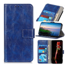 For OPPO Realme 9 Pro+ / Realme 9 4G / Realme Narzo 50 Pro Retro Crazy Horse Texture Leather Phone Case(Blue)