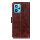 For OPPO Realme 9 Pro+ / Realme 9 4G / Realme Narzo 50 Pro Retro Crazy Horse Texture Leather Phone Case(Brown)