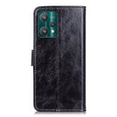 For OPPO Realme 9 Pro 5G Foreign / Realme V25 China / Realme Q5 5G China Retro Crazy Horse Texture Leather Phone Case(Black)