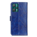 For OPPO Realme 9 Pro 5G Foreign / Realme V25 China / Realme Q5 5G China Retro Crazy Horse Texture Leather Phone Case(Blue)