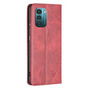 For Nokia G21 / G11 Prismatic Invisible Magnetic Leather Phone Case(Red)