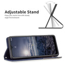 For Nokia G21 / G11 Prismatic Invisible Magnetic Leather Phone Case(Blue)