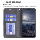 For Nokia G21 / G11 Prismatic Invisible Magnetic Leather Phone Case(Black)