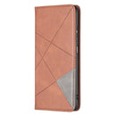 For Nokia G21 / G11 Prismatic Invisible Magnetic Leather Phone Case(Brown)