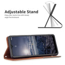 For Nokia G21 / G11 Prismatic Invisible Magnetic Leather Phone Case(Brown)