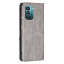 For Nokia G21 / G11 Prismatic Invisible Magnetic Leather Phone Case(Grey)