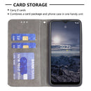 For Nokia G21 / G11 Prismatic Invisible Magnetic Leather Phone Case(Grey)
