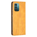 For Nokia G21 / G11 Prismatic Invisible Magnetic Leather Phone Case(Yellow)