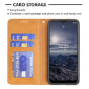For Nokia G21 / G11 Prismatic Invisible Magnetic Leather Phone Case(Yellow)