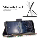 For Nokia G21 / G11 Colored Drawing Pattern Zipper Leather Phone Case(Big Tree)