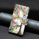For Nokia G21 / G11 Colored Drawing Pattern Zipper Leather Phone Case(Big Tree)