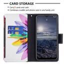 For Nokia G21 / G11 Colored Drawing Pattern Zipper Leather Phone Case(Sun Flower)