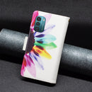 For Nokia G21 / G11 Colored Drawing Pattern Zipper Leather Phone Case(Sun Flower)