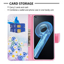 For OPPO A36 / Realme 9i Colored Drawing Pattern Leather Phone Case(Butterfly Love)