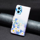 For OPPO A36 / Realme 9i Colored Drawing Pattern Leather Phone Case(Butterfly Love)
