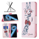 For OPPO A36 / Realme 9i Colored Drawing Pattern Leather Phone Case(Deer)