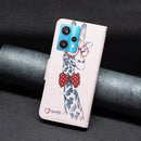 For OPPO Realme 9 Pro+ Colored Drawing Pattern Leather Phone Case(Deer)