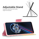 For OPPO Realme 9 Pro+ Colored Drawing Pattern Leather Phone Case(Feather)