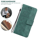 For Huawei Y6 2019 Geometric Embossed Leather Phone Case(Green)