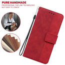For Huawei P50 Geometric Embossed Leather Phone Case(Red)