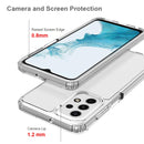 For Samsung Galaxy A23 Shockproof Scratchproof TPU + Acrylic Protective Phone Case(Black)