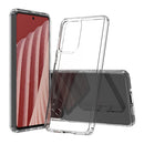 For Samsung Galaxy A73 5G Shockproof Scratchproof TPU + Acrylic Protective Phone Case(Transparent)
