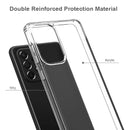 For Samsung Galaxy A73 5G Shockproof Scratchproof TPU + Acrylic Protective Phone Case(Transparent)
