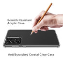 For Samsung Galaxy A73 5G Shockproof Scratchproof TPU + Acrylic Protective Phone Case(Transparent)