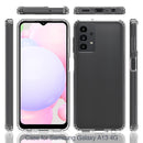 For Samsung Galaxy A13 4G Shockproof Scratchproof TPU + Acrylic Protective Phone Case(Black)
