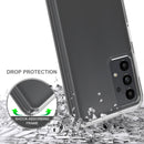 For Samsung Galaxy A13 4G Shockproof Scratchproof TPU + Acrylic Protective Phone Case(Black)