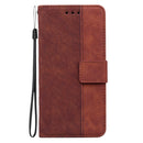 For Tecno Spark Go 2020 / Spark 6 Go Geometric Embossed Leather Phone Case(Brown)
