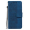 For Tecno Spark Go 2020 / Spark 6 Go Geometric Embossed Leather Phone Case(Blue)