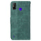 For Tecno Spark Go 2020 / Spark 6 Go Geometric Embossed Leather Phone Case(Green)