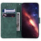 For Tecno Spark Go 2020 / Spark 6 Go Geometric Embossed Leather Phone Case(Green)