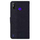 For Tecno Spark Go 2020 / Spark 6 Go Geometric Embossed Leather Phone Case(Black)