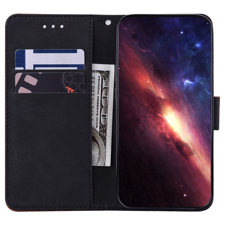 For Tecno Spark Go 2020 / Spark 6 Go Geometric Embossed Leather Phone Case(Black)