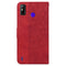 For Tecno Spark Go 2020 / Spark 6 Go Geometric Embossed Leather Phone Case(Red)