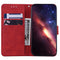 For Tecno Spark Go 2020 / Spark 6 Go Geometric Embossed Leather Phone Case(Red)