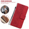 For Tecno Spark Go 2020 / Spark 6 Go Geometric Embossed Leather Phone Case(Red)