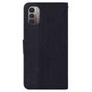 For Nokia G11 / G21 Geometric Embossed Leather Phone Case(Black)