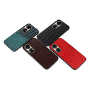 For Huawei P50 Crocodile Top Layer Cowhide Leather Phone Case(Red)