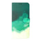 For Motorola Moto G22 Watercolor Pattern Horizontal Flip Leather Phone Case(Cyan Green)