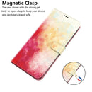 For Motorola Moto G22 Watercolor Pattern Horizontal Flip Leather Phone Case(Spring Cherry)