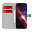 For Motorola Moto G22 Watercolor Pattern Horizontal Flip Leather Phone Case(Winter Snow)