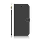 For Motorola Edge 30 Pro Imitated Mirror Surface Horizontal Flip Leather Phone Case(Black)