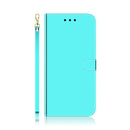 For Motorola Edge 30 Pro Imitated Mirror Surface Horizontal Flip Leather Phone Case(Mint Green)